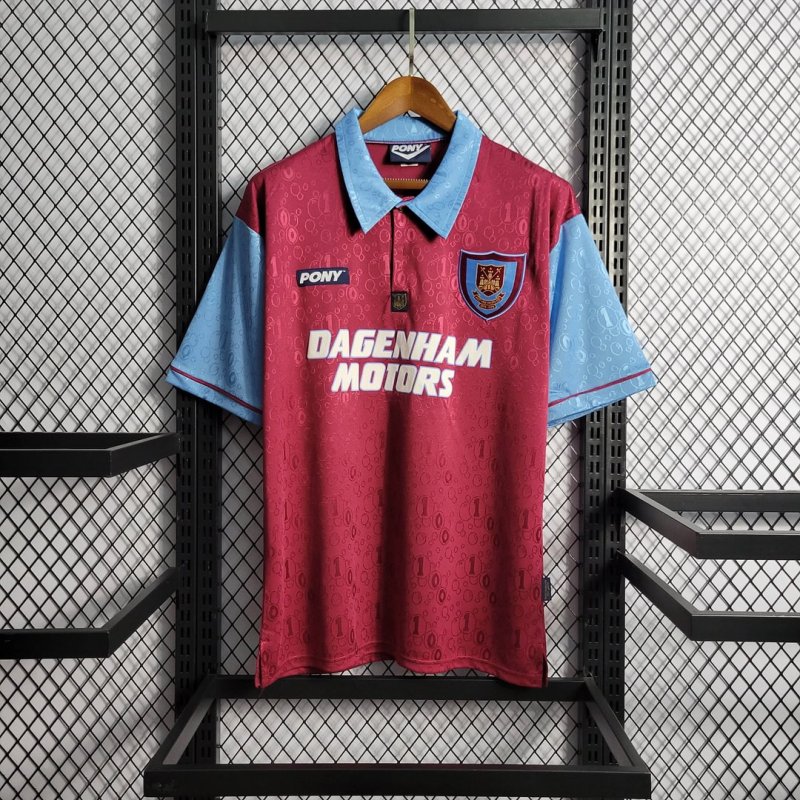 1995/1997 Retro West Ham United Home Football Shirt