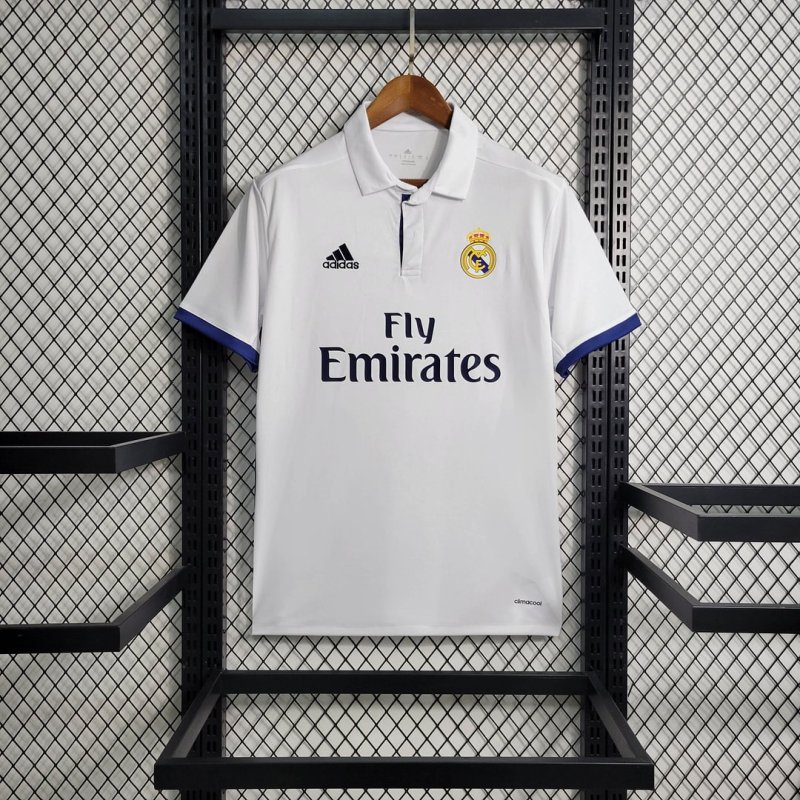 2016/2017 Retro Real Madrid Home Football Shirt