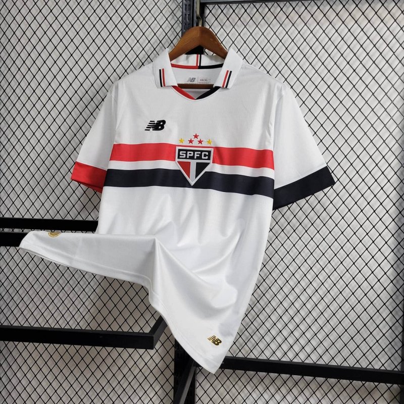 1:1 copy top quality 2024/2025 São Paulo Home Football Shirt