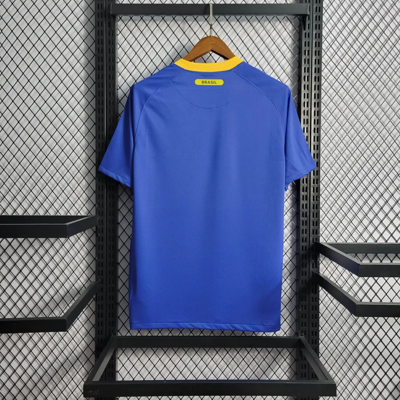 2010 Retro Brazil Away Football Shirt
