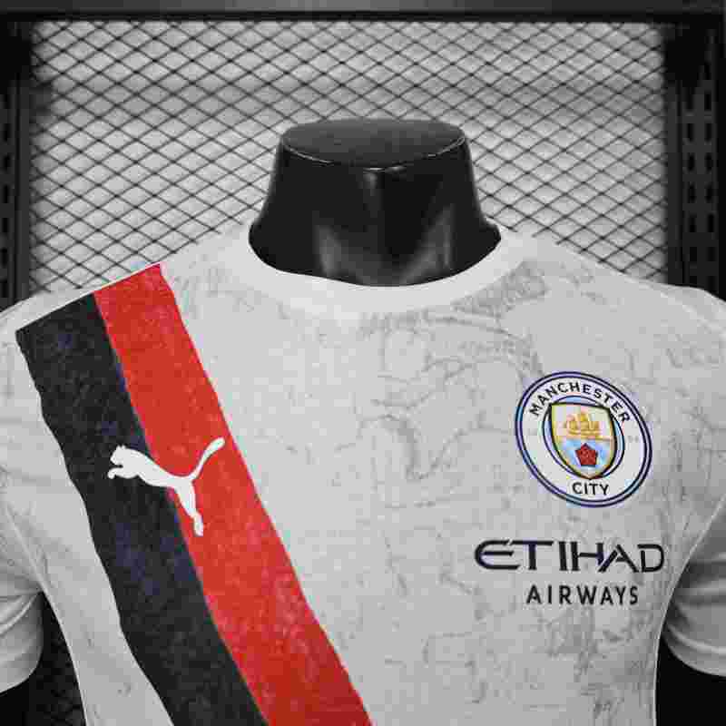 2025/2026 Player Edition Manchester City Away Football Jersey
