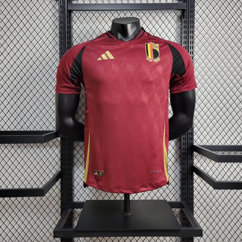 2024 Player Version Belgium Home Football Shirt