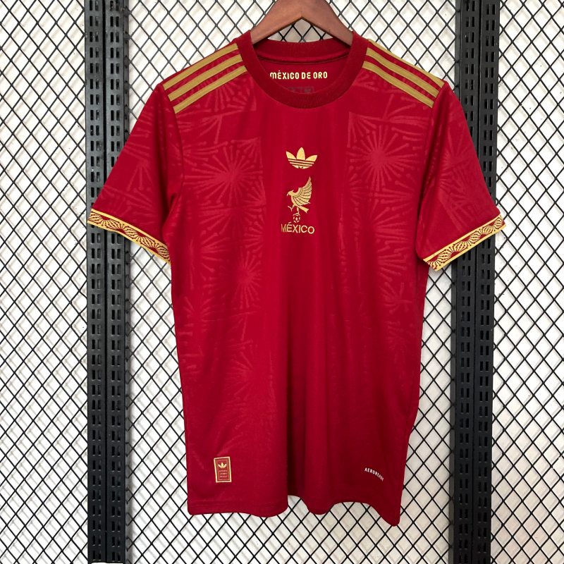2025-2026 Mexico Gold Cup Red Fan Edition Football Shirt
