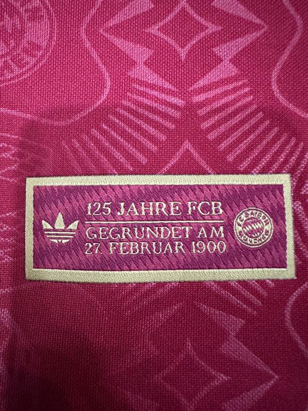 2024/25 Bayern 125th Anniversary Fan Edition Football Jersey