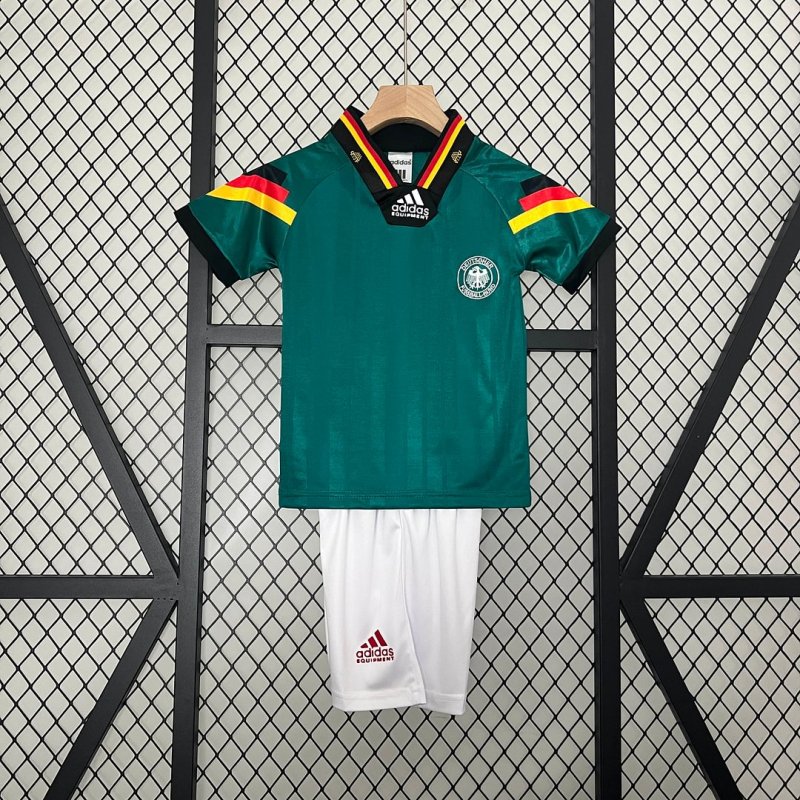 1992 Retro Germany Away Football Shirt Kids Size