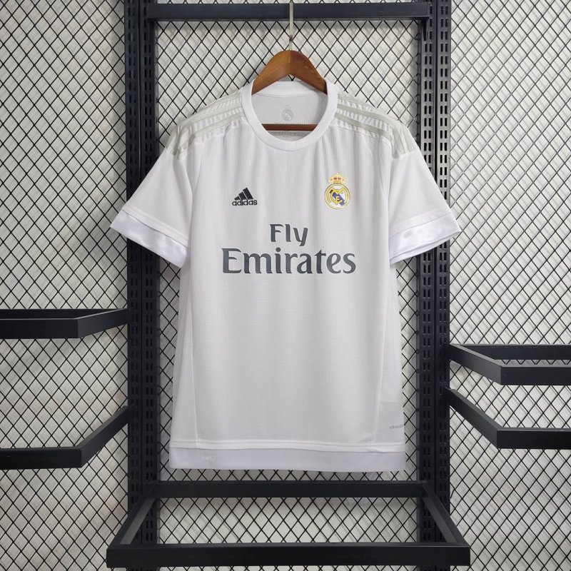 2015/2016 Retro Real Madrid Home Football Shirt