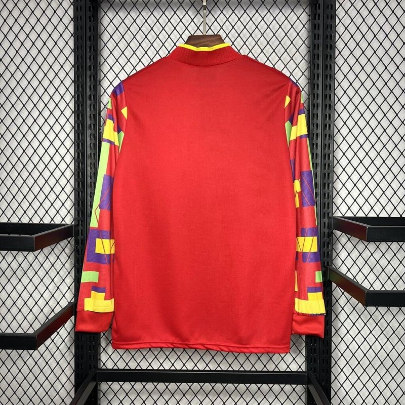 1995/1996 Retro Long Sleeve England Goalkeeper Football Shirt