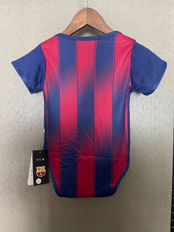 2025/26 Barcelona red and blue baby jumpsuit