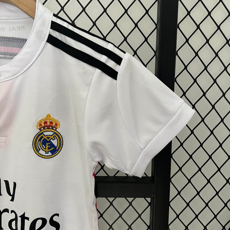 2014/2015 Retro Real Madrid Home Football Shirt Kids Size
