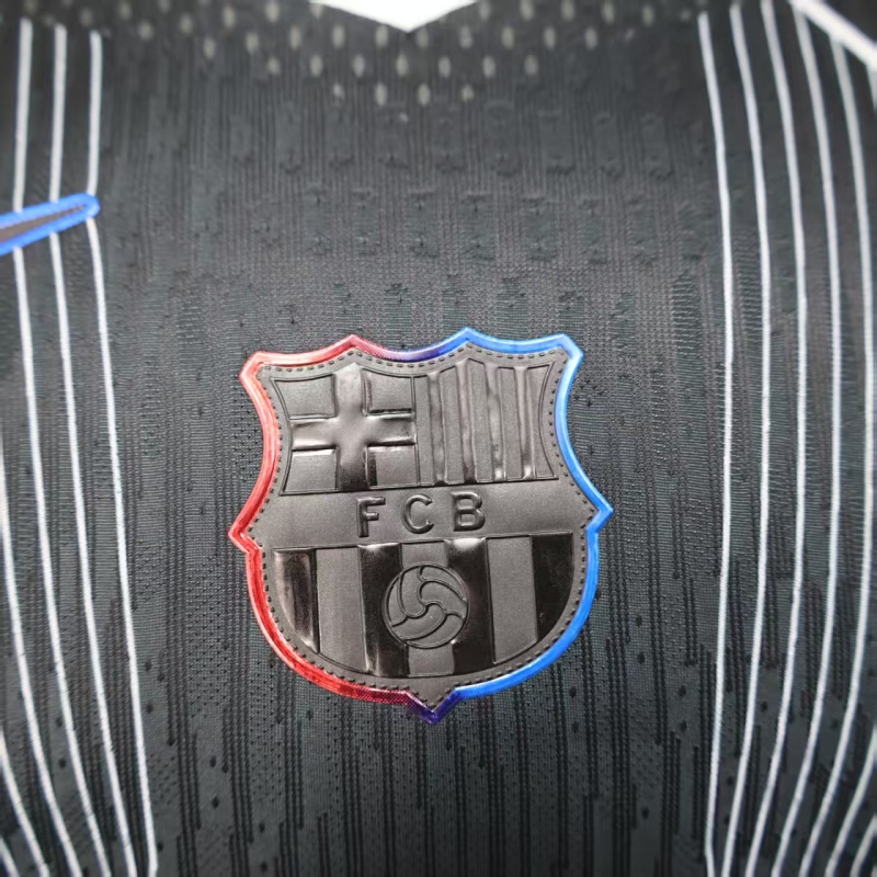 2025/26 Barcelona Special Edition Black Football Jersey