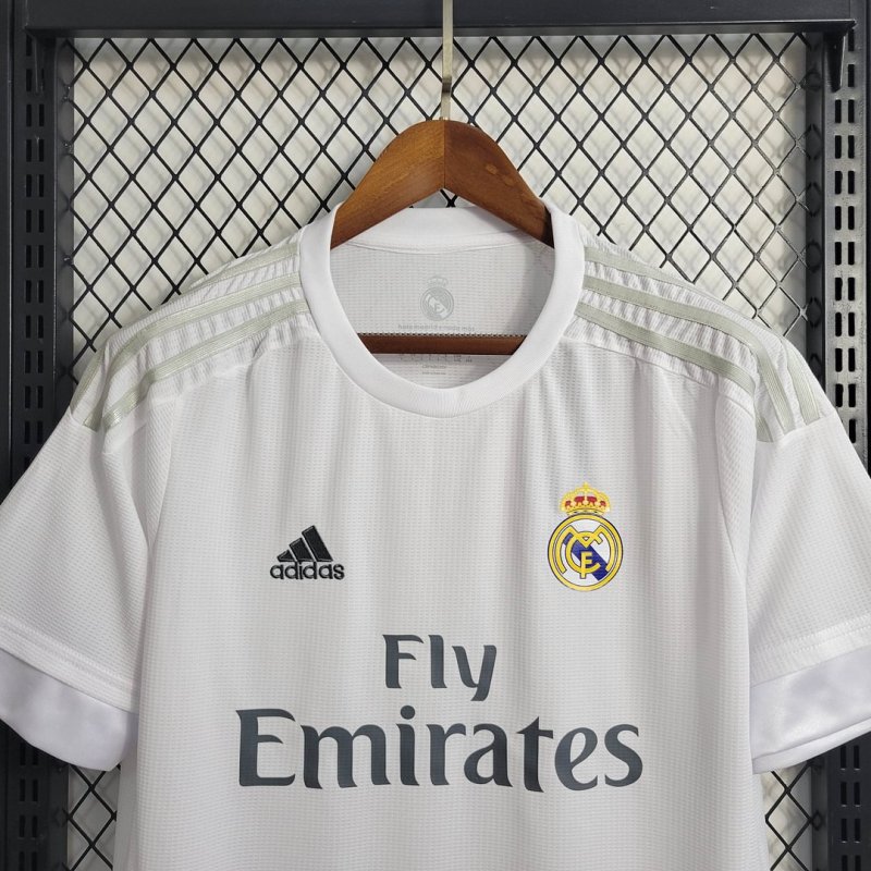 2015/2016 Retro Real Madrid Home Football Shirt