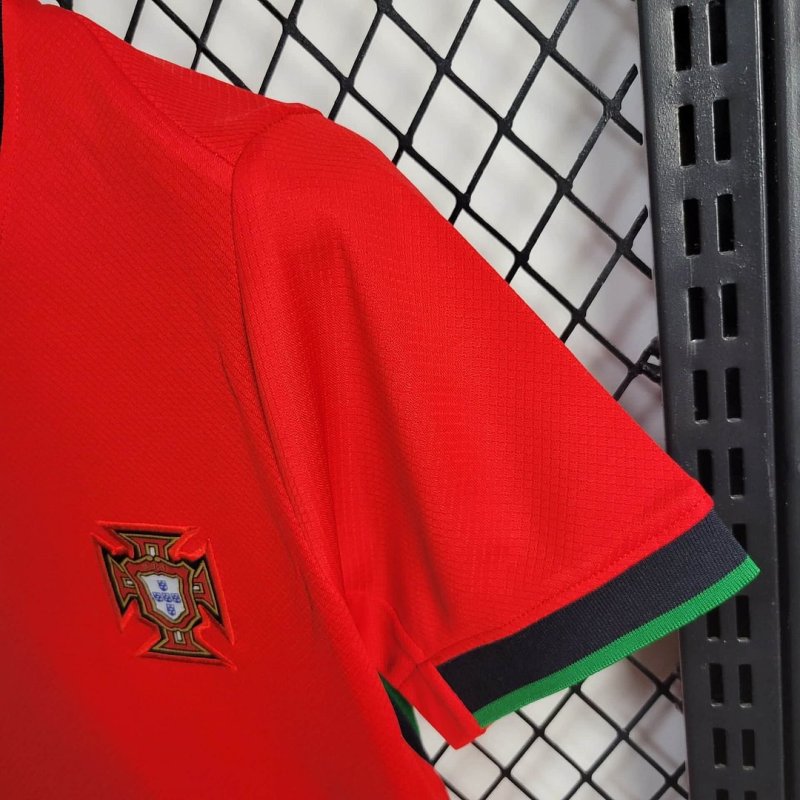 2024 Portugal Home Football Shirt Kids