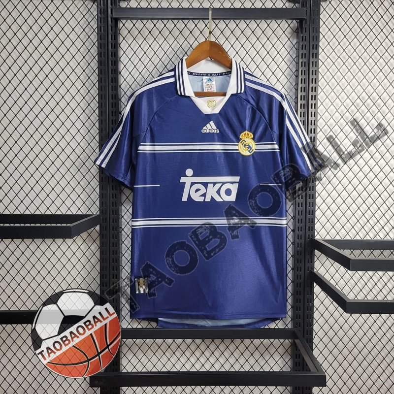 1998/1999 Retro Real Madrid Away Football Shirt