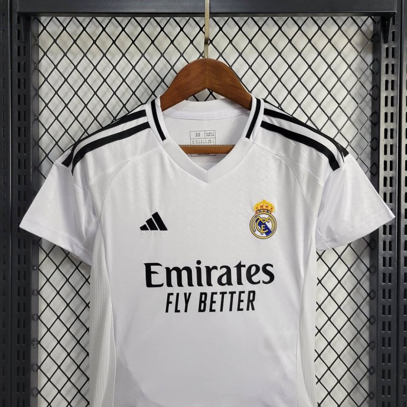 2024/2025 Real Madrid Home Football Shirt Kids Size
