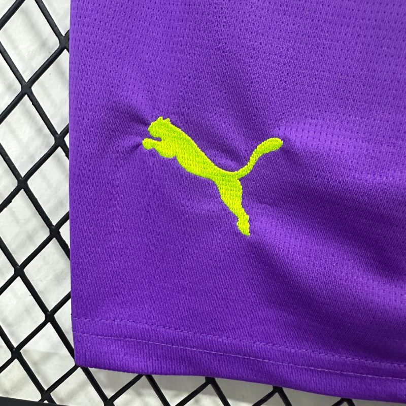 2025/26 Dortmund goalkeeper purple jersey kids kit