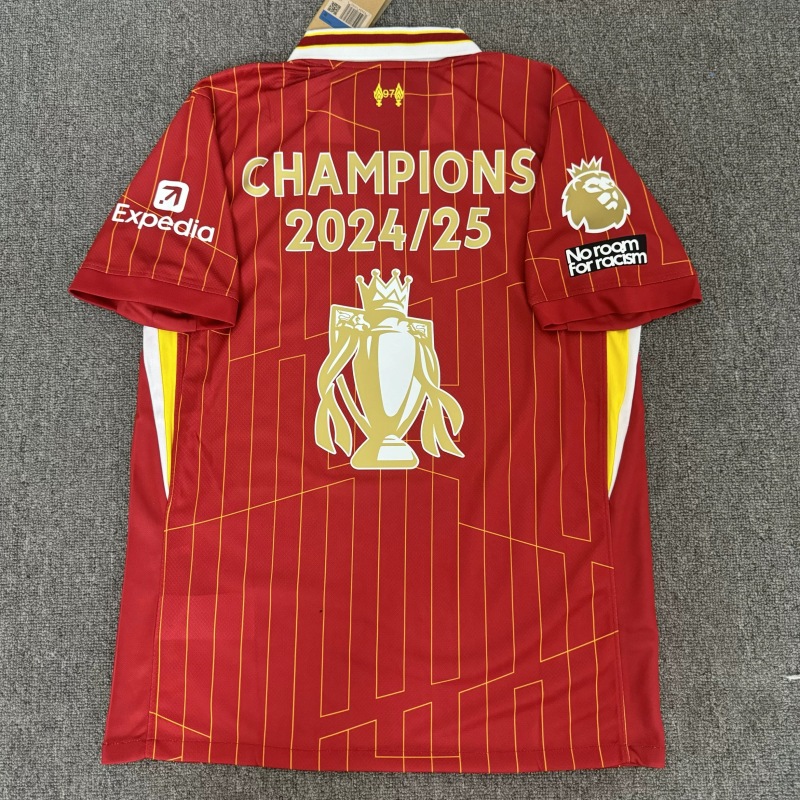 2024/2025 Liverpool Home EPL league Champions Football Jersey（fans Edition ）