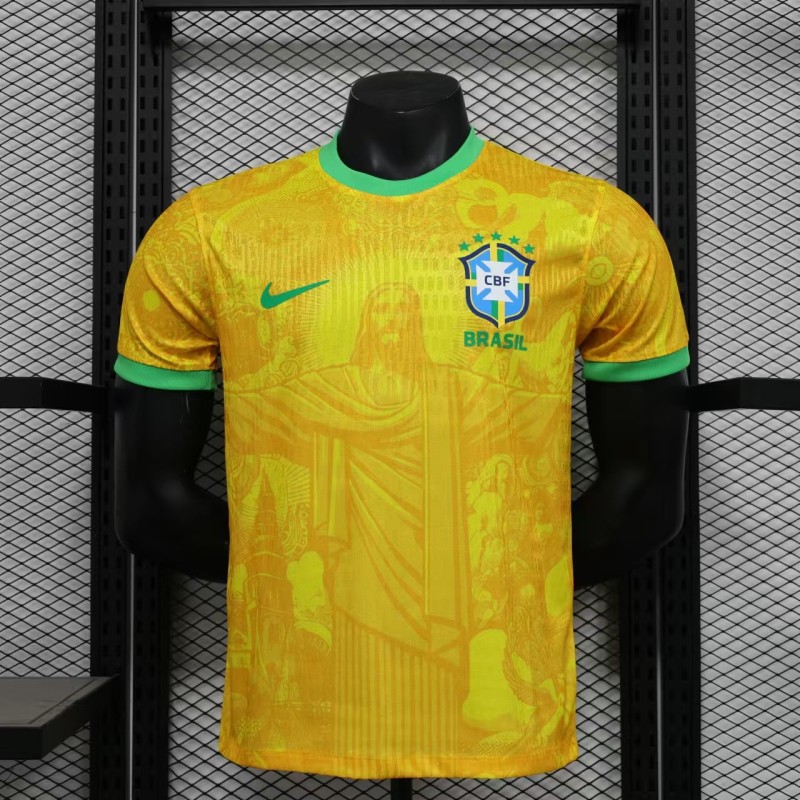 Brazil Orange Special Edition Football Shirt