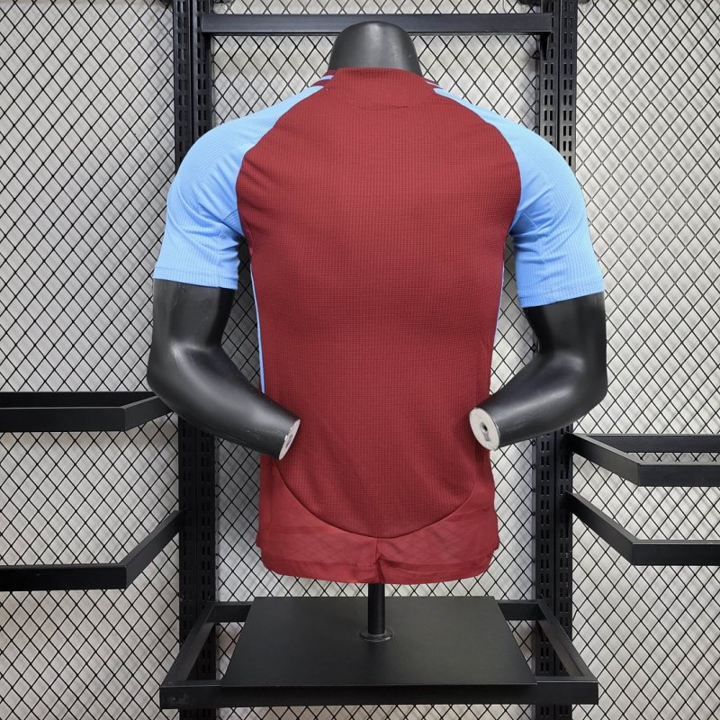 2024/2025 Player Version Aston Villa Home Football Shirt