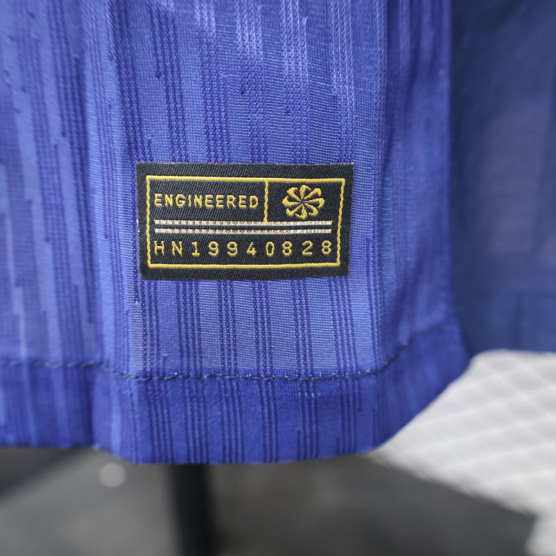 2024/2025 Player Edition Barcelona Home Long Sleeve Football Jersey