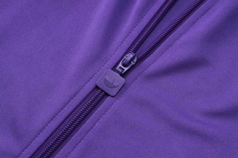 2025/26 Real Madrid Purple Retro Edition Full Zip Long Sleeve Suit