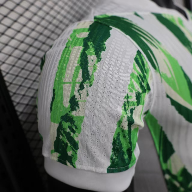 2025/26 Nigeria white and green player football jersey