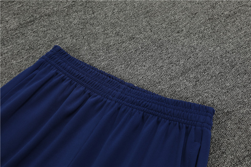 2024/2025 Player Edition France Prematch Jersey Light Blue Half-zip training suit Football Jersey