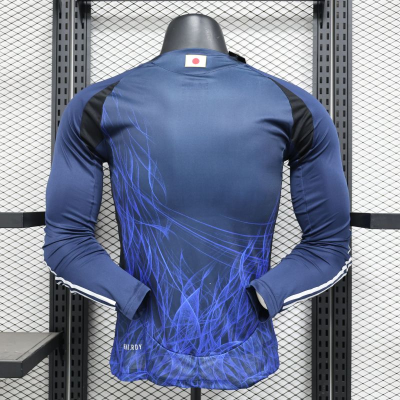 2024/2025 Player Edition Japan Home Long Sleeve Football Jersey