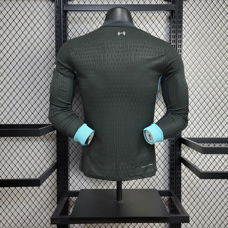 2024/2025 Player Version Long Sleeve Liverpool Away Football Shirt