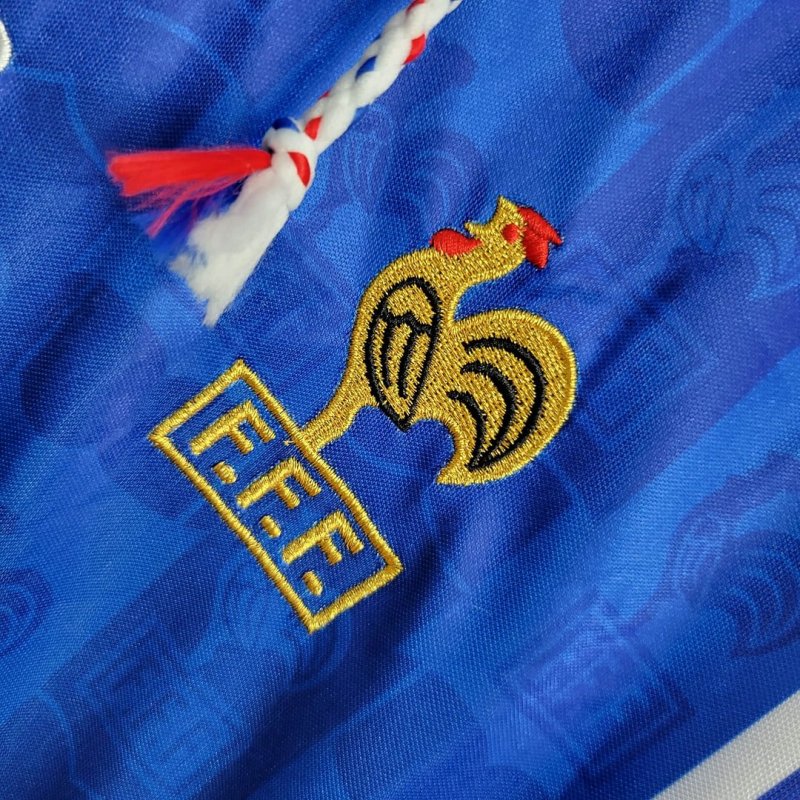 1996 Retro France Home Football Shirt