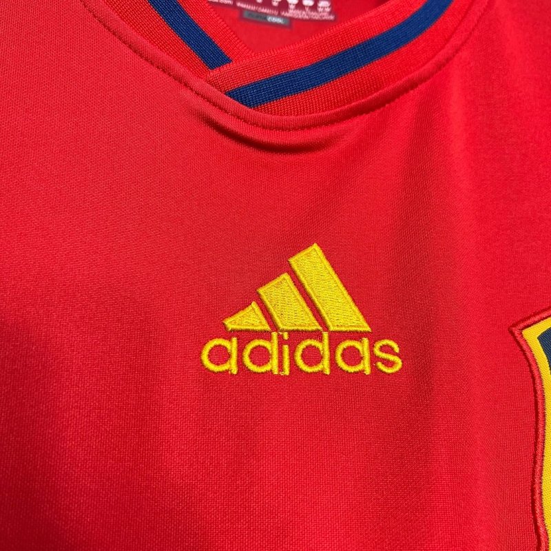 2010 Retro Spain Home Football Shirt