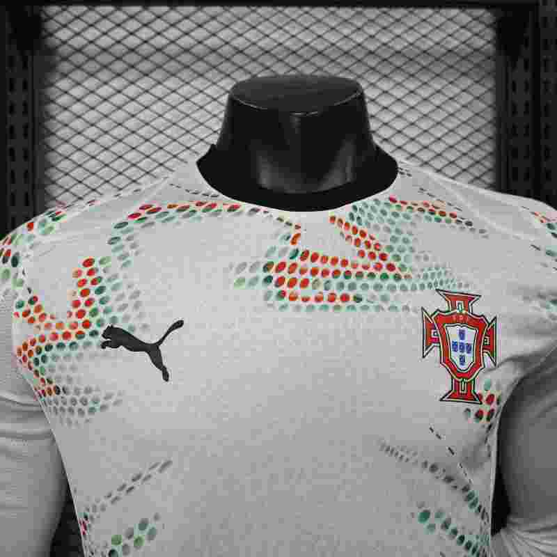 2025/2026 Portugal Second Away Player Edition Long Sleeve Football Shirt