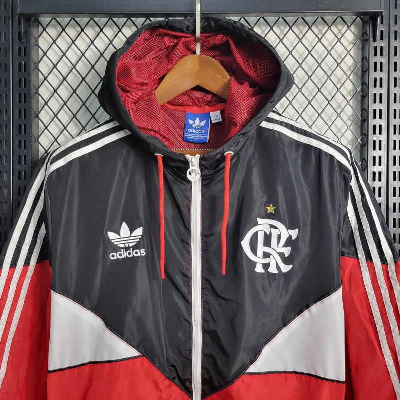 2023/2024 Flamengo Windbreaker（Red-Black）Football Shirt