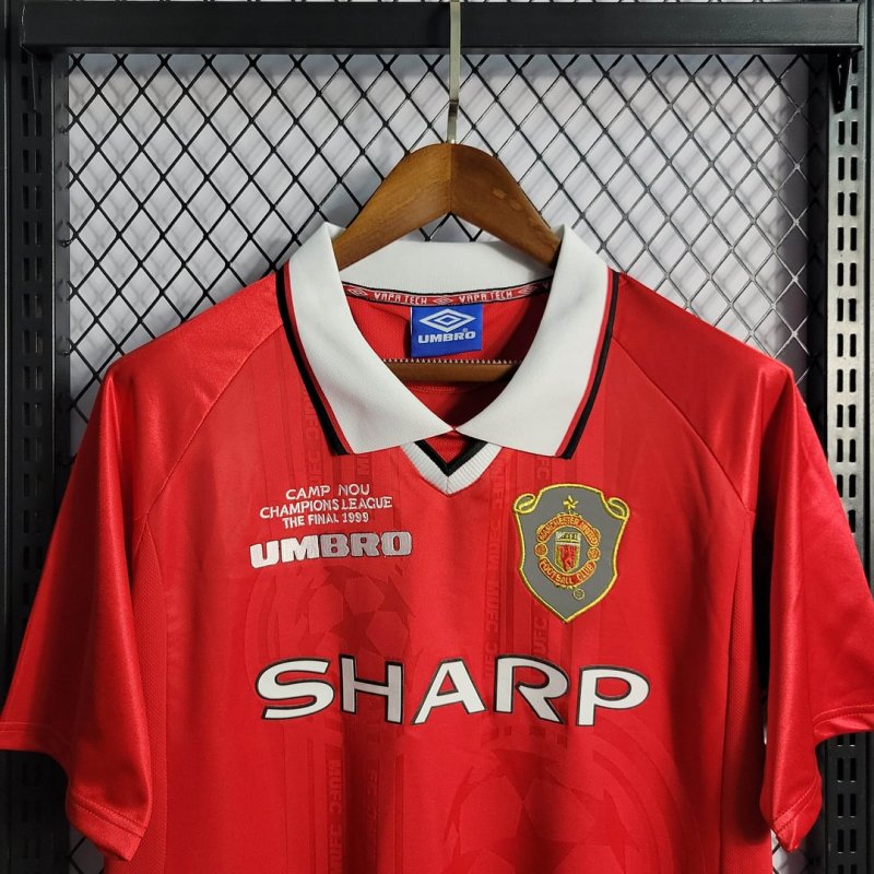 1999/2000 Retro Manchester United Home Football Shirt