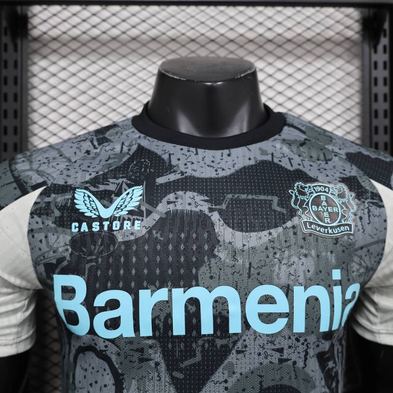 2024/2025 Player Edition Bayer Leverkusen Second Away Football Shirt