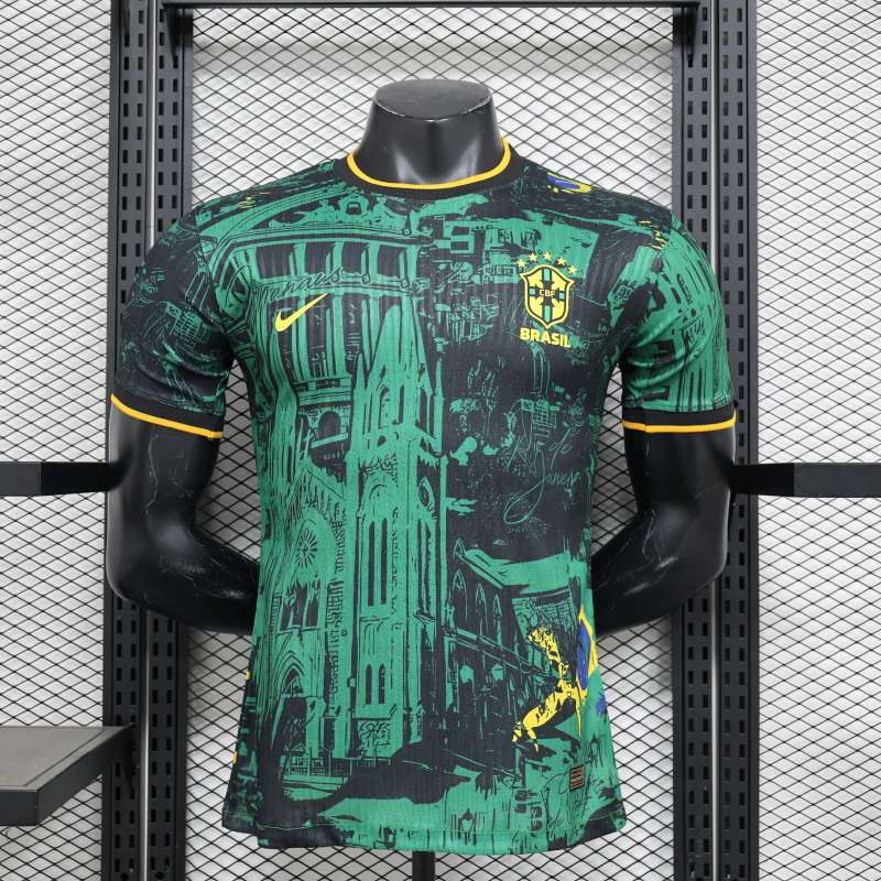 2024/2025 Player Edition Brazil Green Special Edition Football Jersey