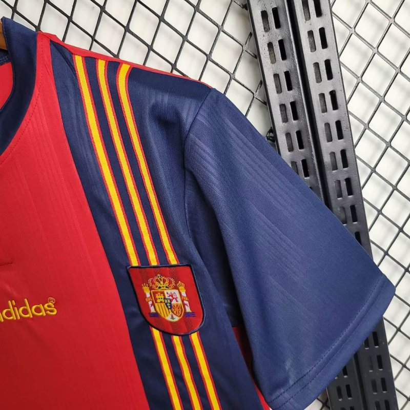 1996 Retro Spain Home way Football Shirt