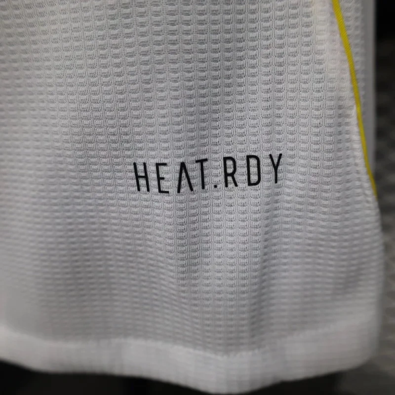 2025/2026 player version of the special edition Real Madrid white football jersey.