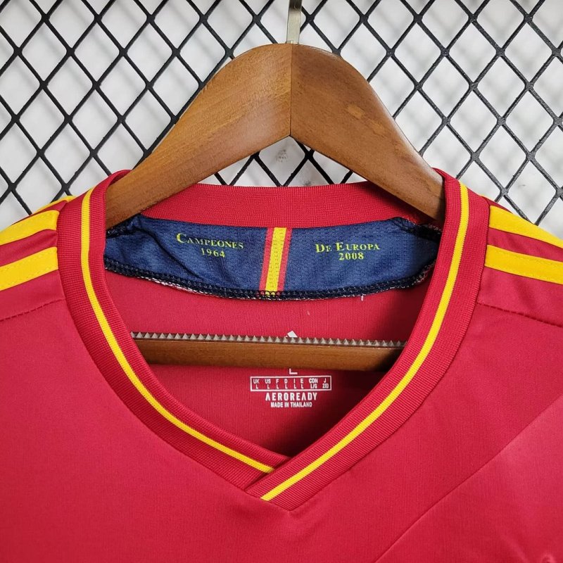 2012 Retro Spain Home Football Shirt