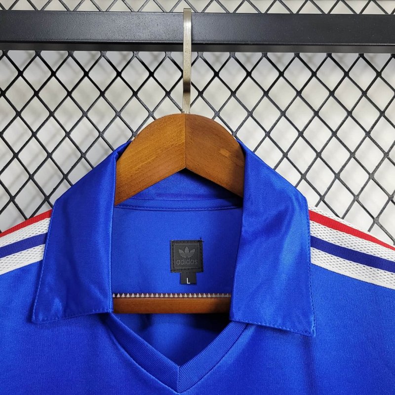 1984 Retro France Home Football Shirt