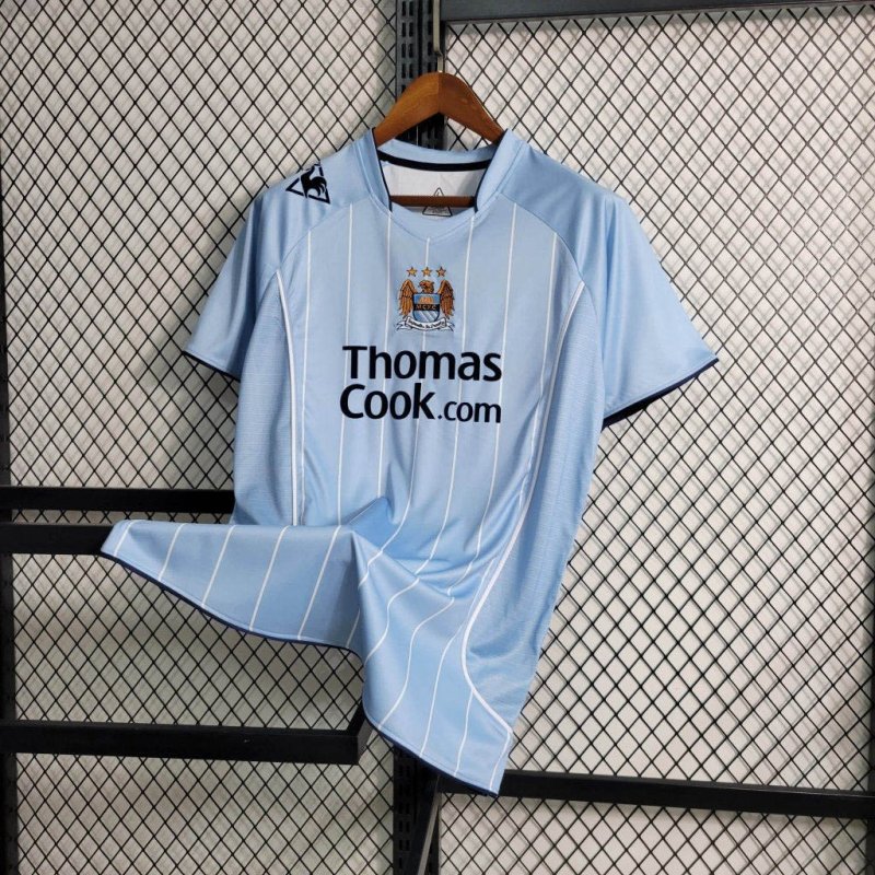 2007/2008 Retro Manchester City Home Jersey