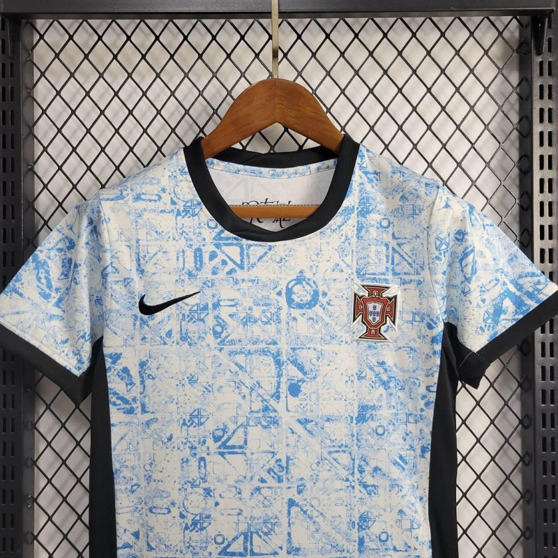 2024 Portugal Away Football Shirt Kids