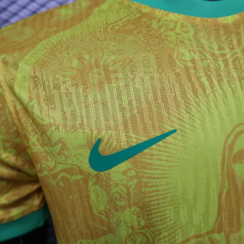Brazil Orange Special Edition Football Shirt