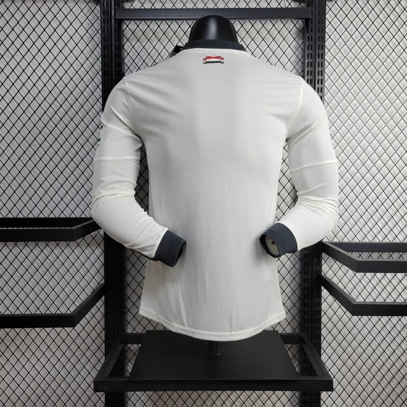 2024/2025 Long Sleeve Player Version Manchester United Away Football Shirt