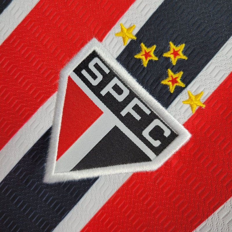 1:1 copy top quality 2024/2025 São Paulo Away Football Shirt Kids Size