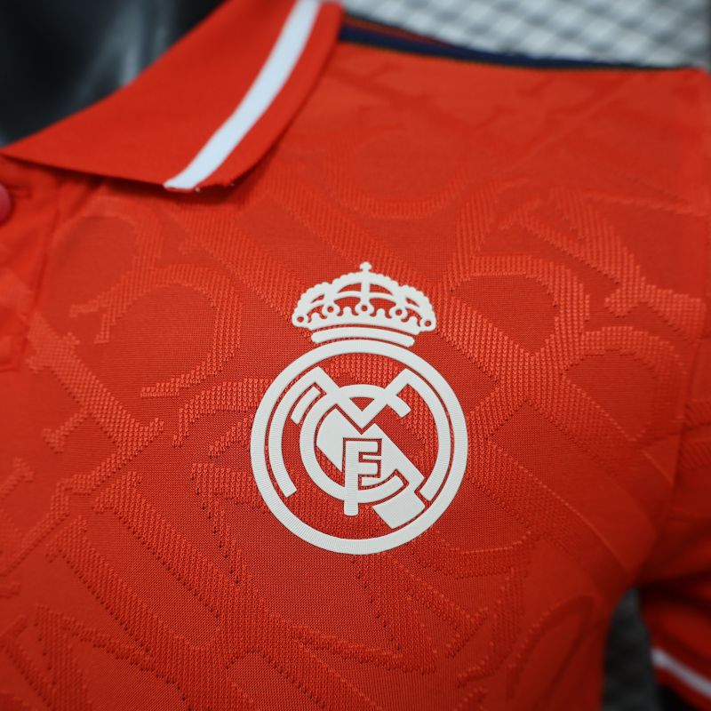 2024/2025 Player Edition Real Madrid Special Edition Red Football Jersey