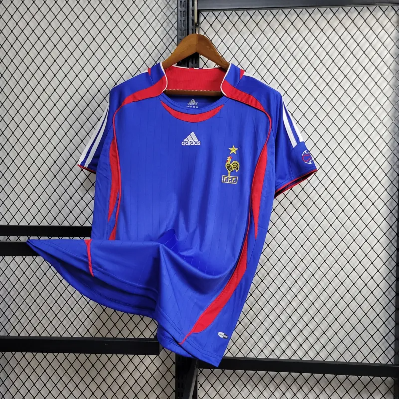 2006 Retro France Home Football Shirt