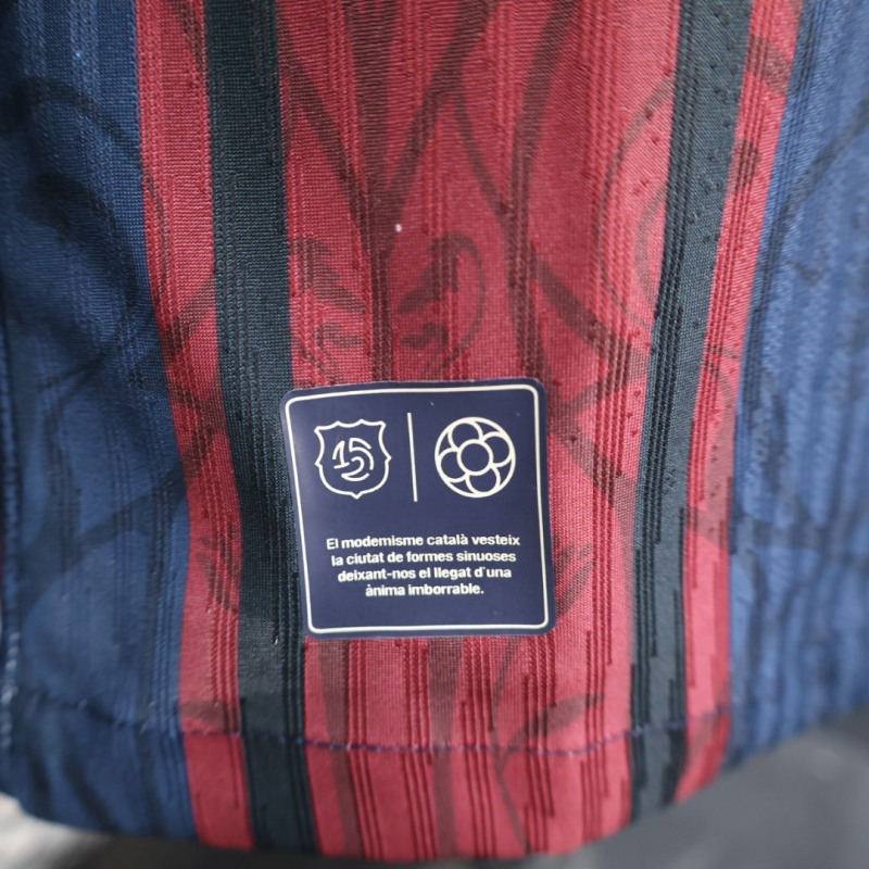 2025/26 Barcelona Special Edition Long Sleeve Football Jersey