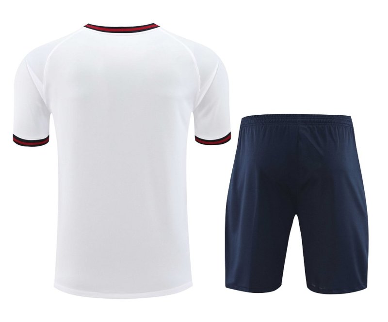 2024/2025 Barcelona Training Wear White Suit Shirt