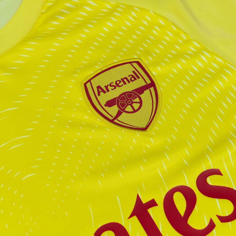 2025/26 Arsenal Goalkeeper Yellow Football Shirt
