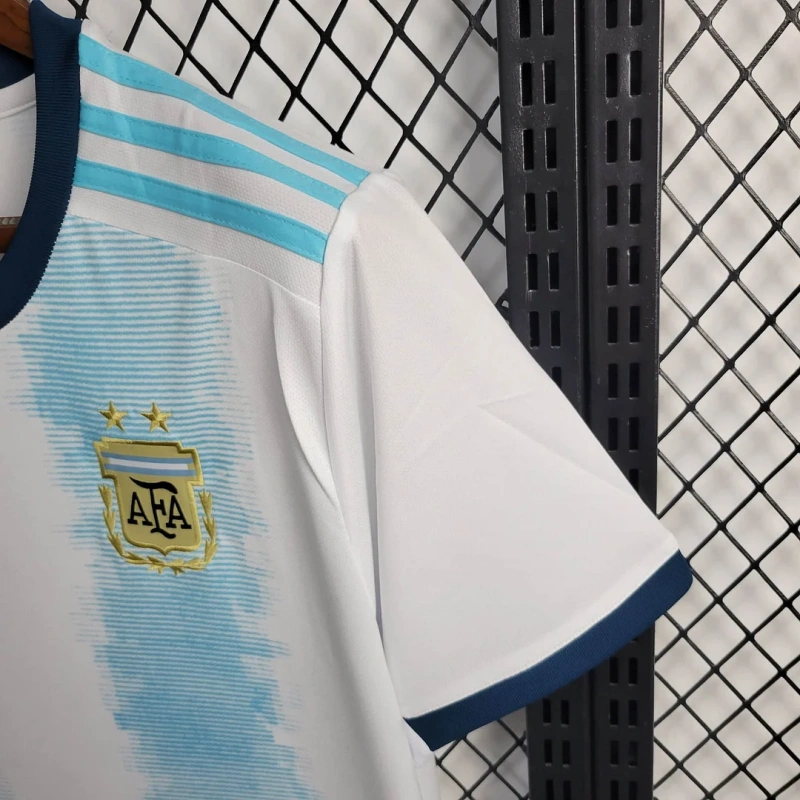 2019 Retro Argentina Home Football Shirt